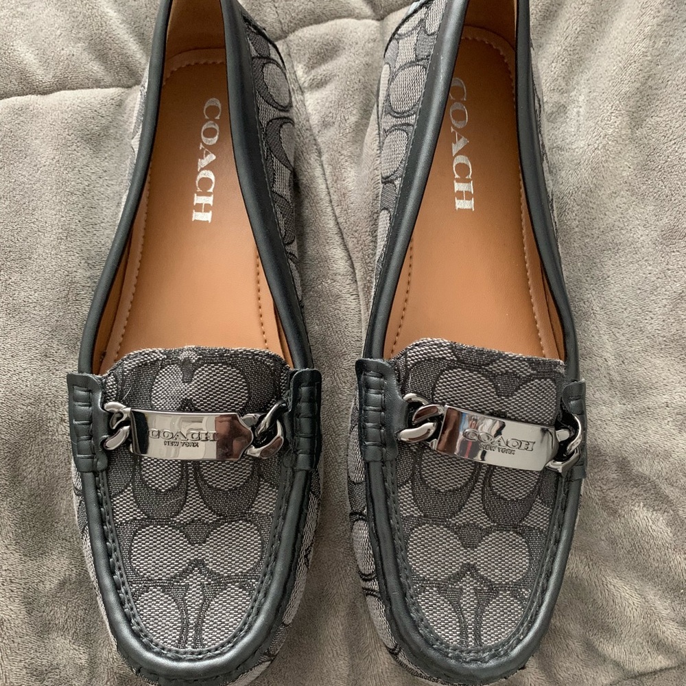 Coach penny loafers